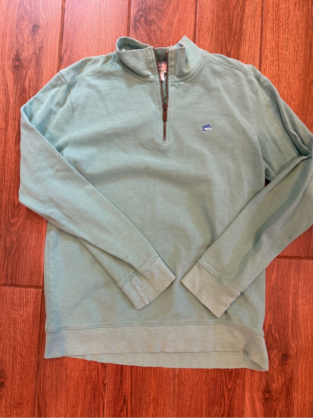 Southern Tide Men's Mint Green 1/4 Zip Sweater